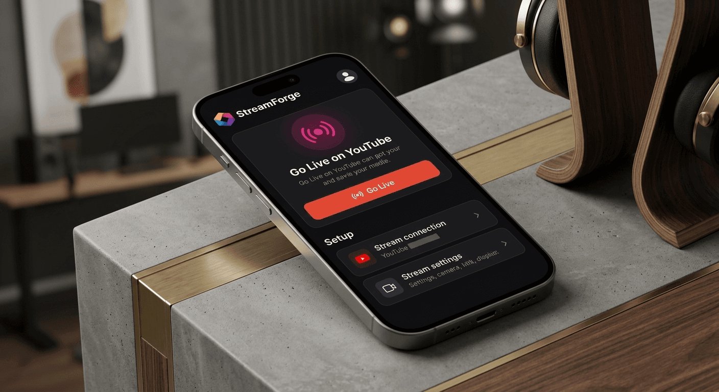 StreamForge YouTube Live Streaming Platform